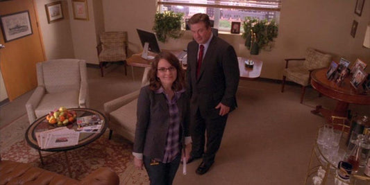 30 ROCK: Jack's Glass And Brass Table Decor (