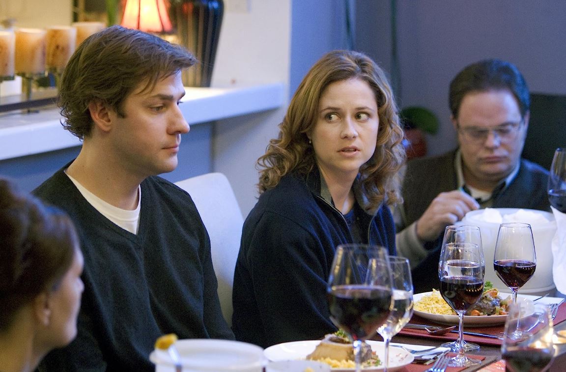 THE OFFICE: Pam Beesly's Small Gold Ball Drop Earrings