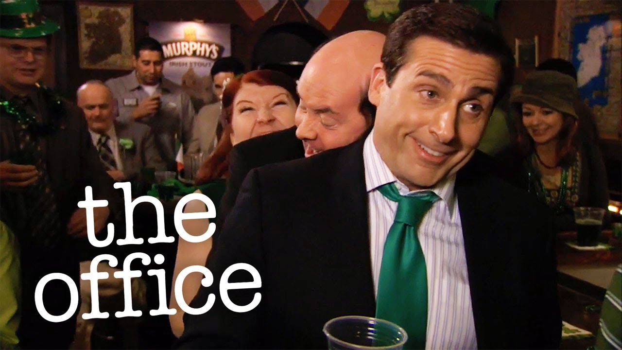 THE OFFICE: Michael Scott’s HERO Solid St Patrick's Day Green Necktie