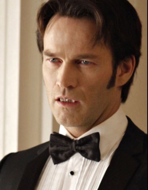 TRUE BLOOD: Bill Compton's White Designer Tuxedo Shirt and Buttons (16.5)