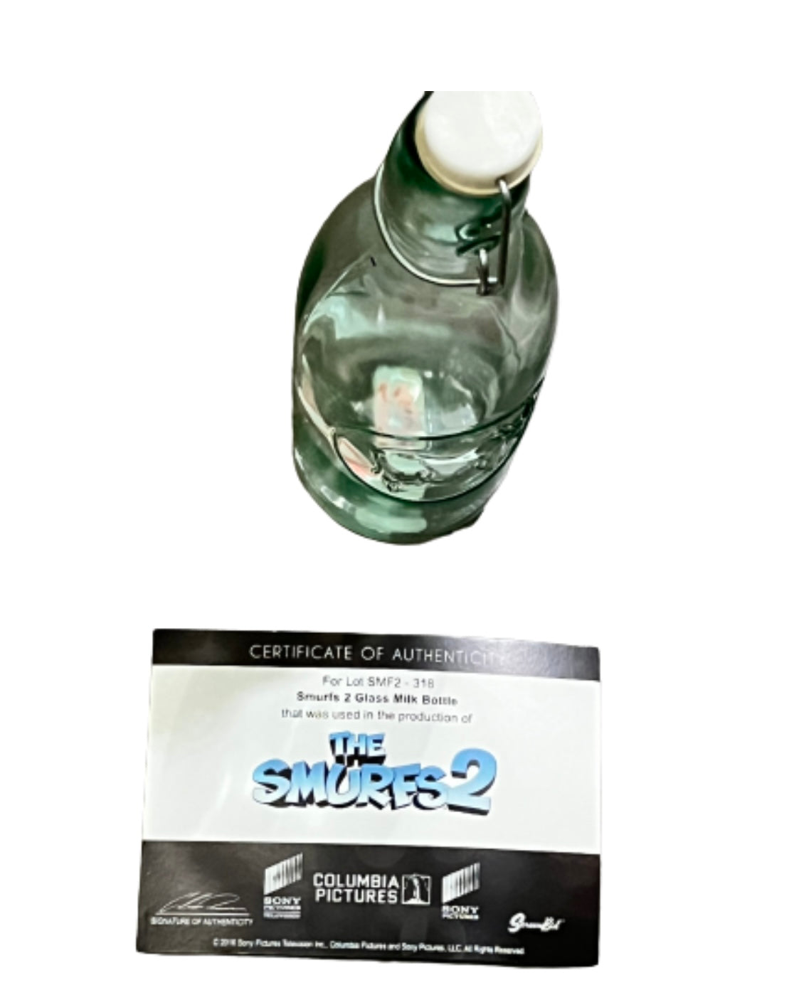 SMURFS 2 MOVIE: Patrick & Grace Winslow's Milk Bottle