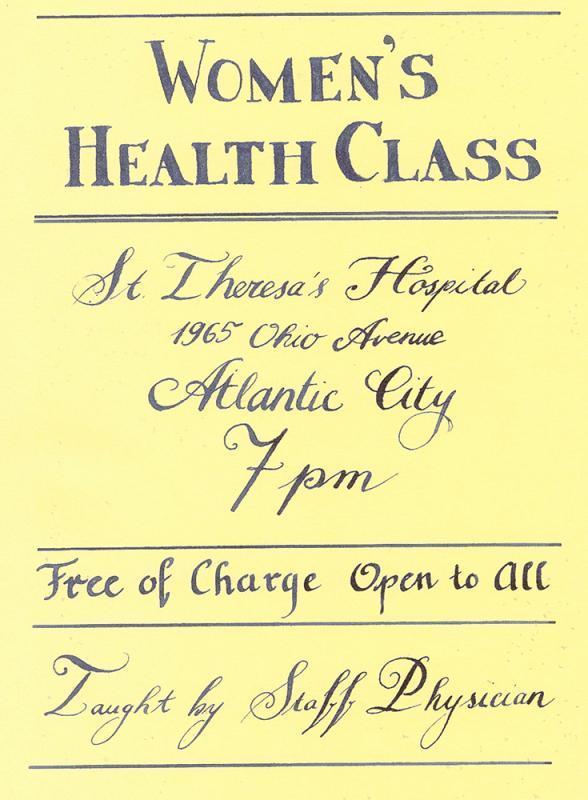Margaret Schroeder's Flyers for Women's Health