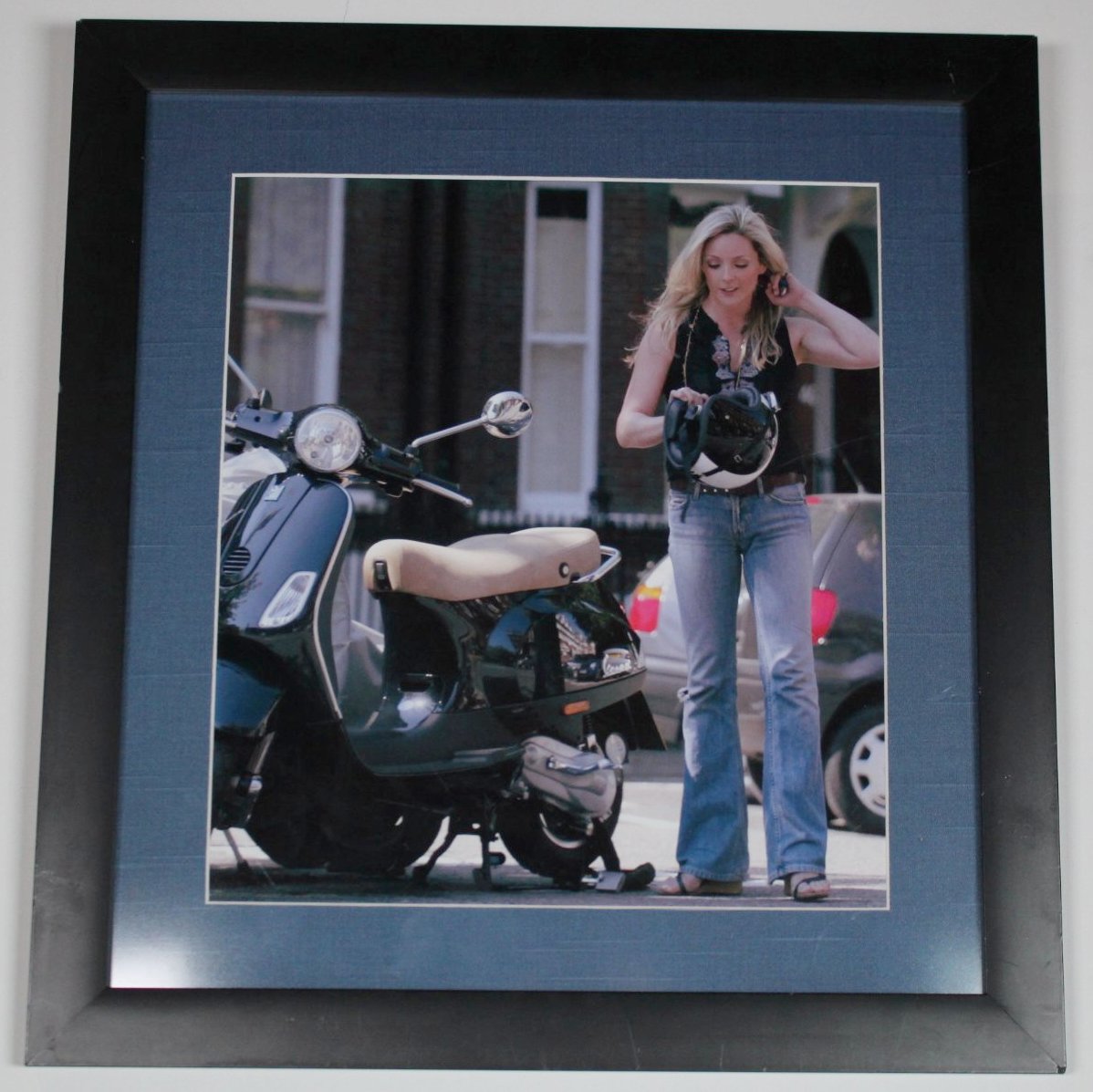 Jenna's Black Framed Motorcycle Print