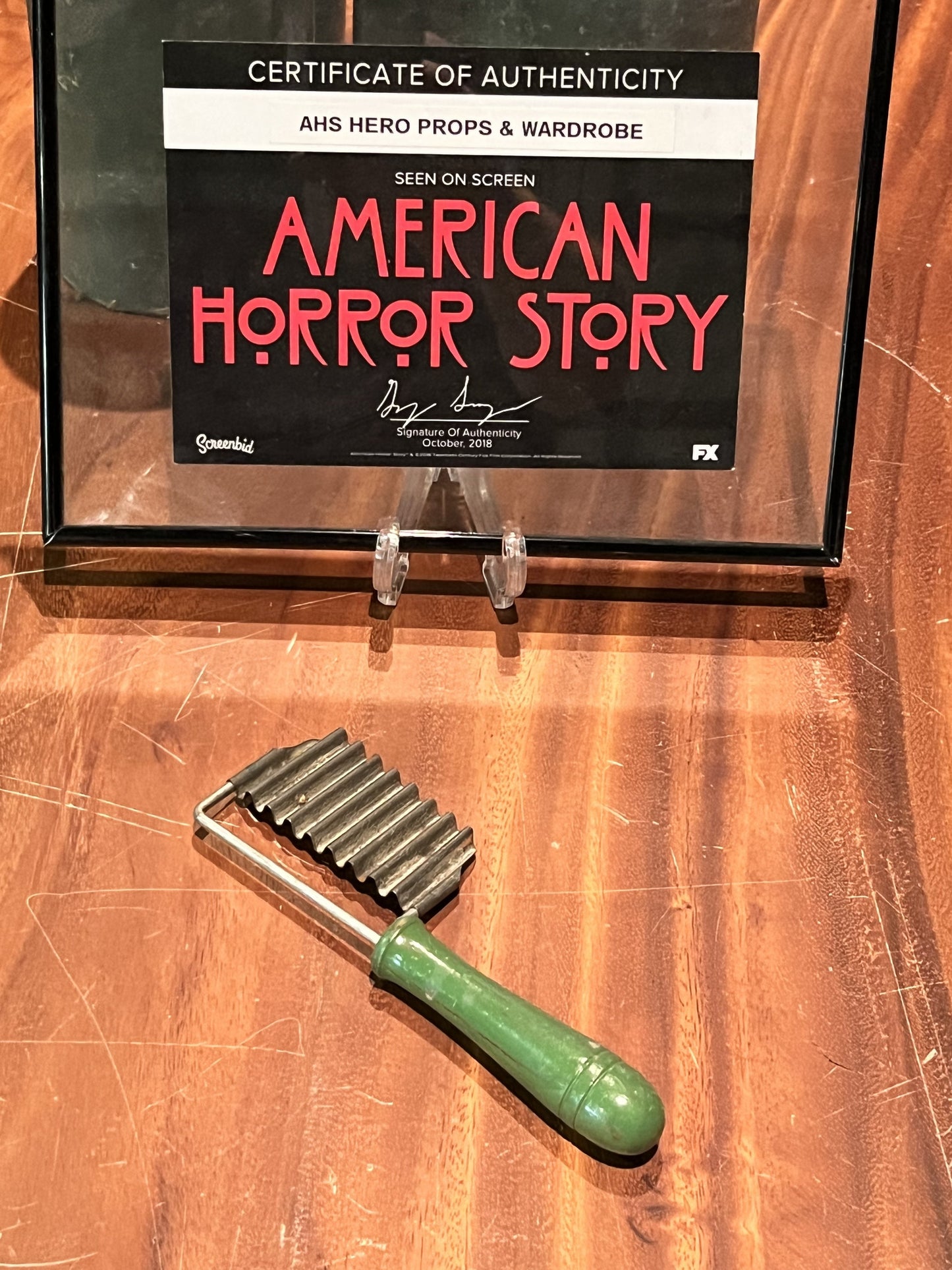 American Horror Story: HERO Prop Featured On Screen