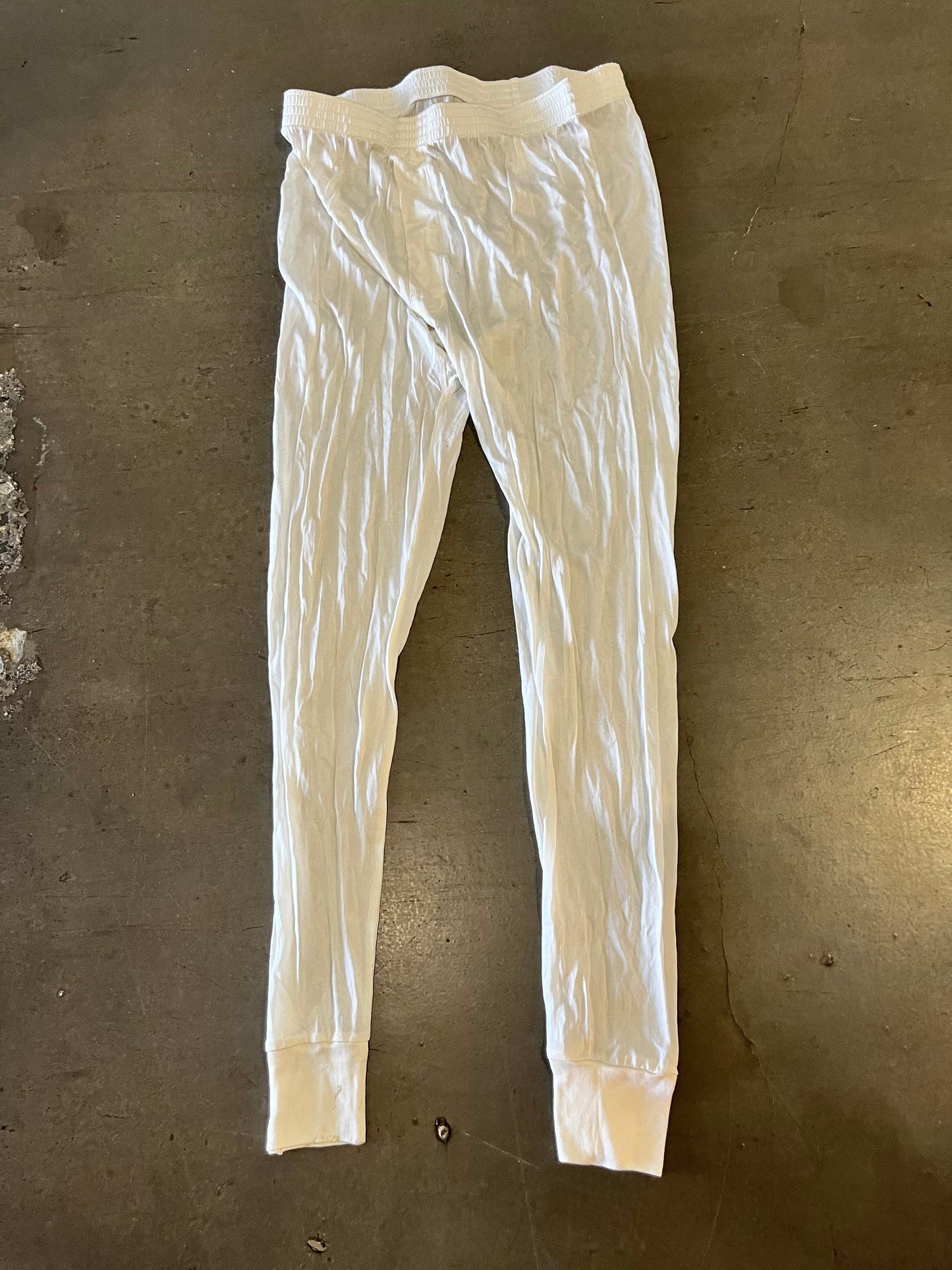 THE GENTLEMEN: Michael's White Silk Long Underwear