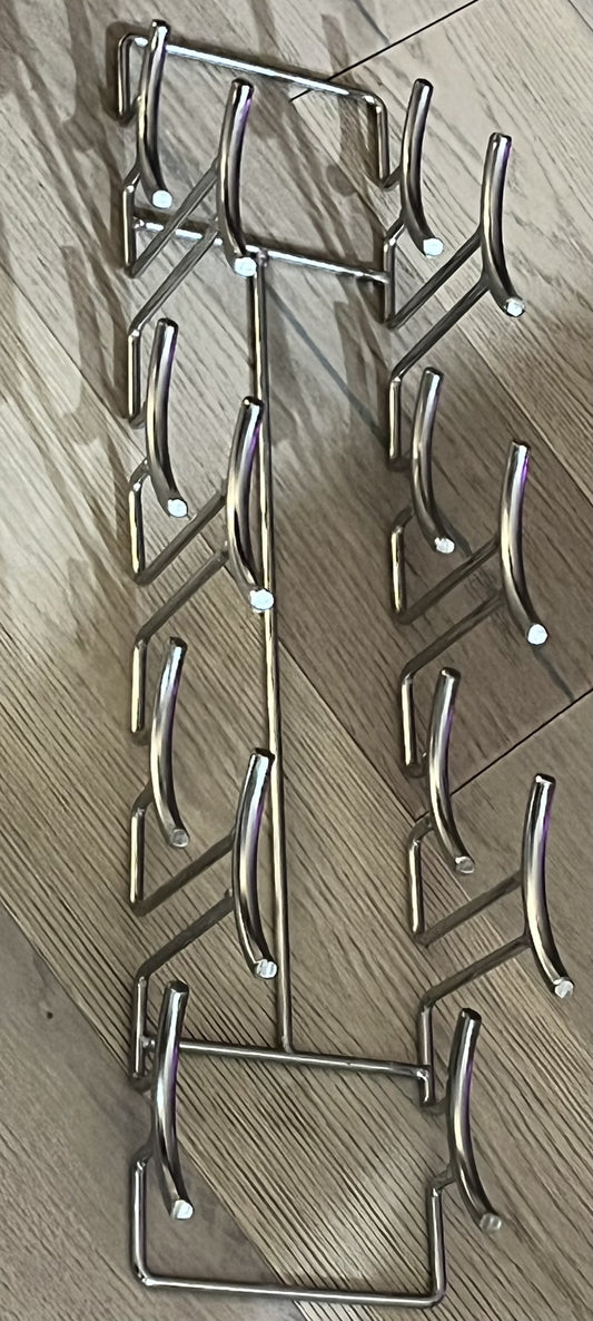 NEW GIRL: The Loft's Metal CB2 Wine Rack