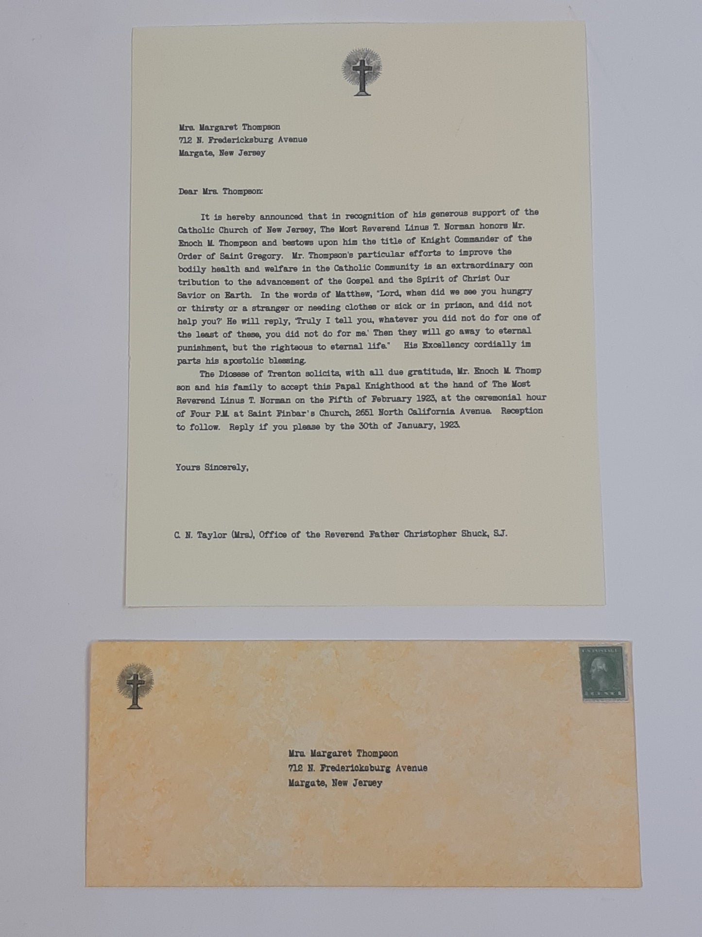 Boardwalk Empire: Margaret’s Letter from the Diocese – Episode 302, Scene 36