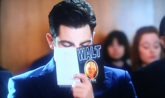 NEW GIRL: Nick's Dad "Walt The King" Memorial Pamphlet