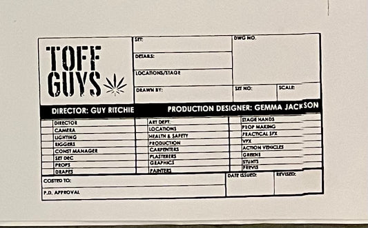 THE GENTLEMEN: Set Decoration HERO Location Blue Print