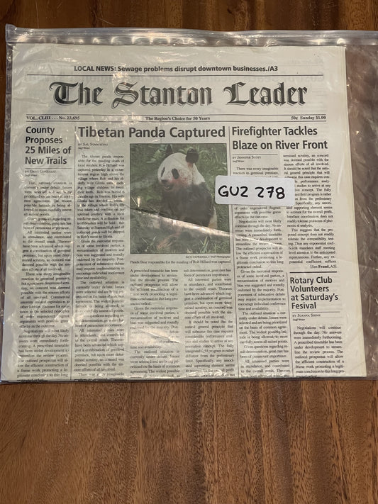 Grown Ups 2 Movie: Adam Sandler HERO custom made Newspaper