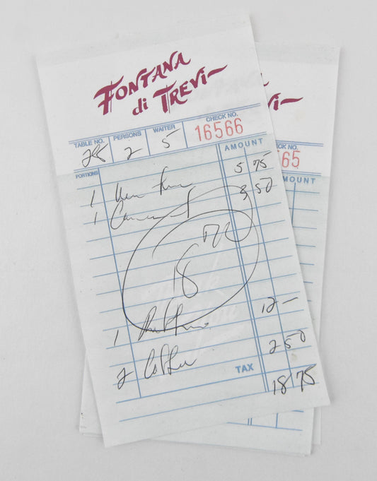 Mad Men: Don's Fontana di Trevi Guest Check