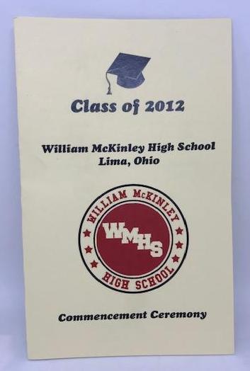 William McKinley Class of 2012 graduation program