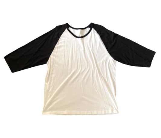 SILICON VALLEY: Gilfoyle's HERO Black & White Raglan Shirt (L)