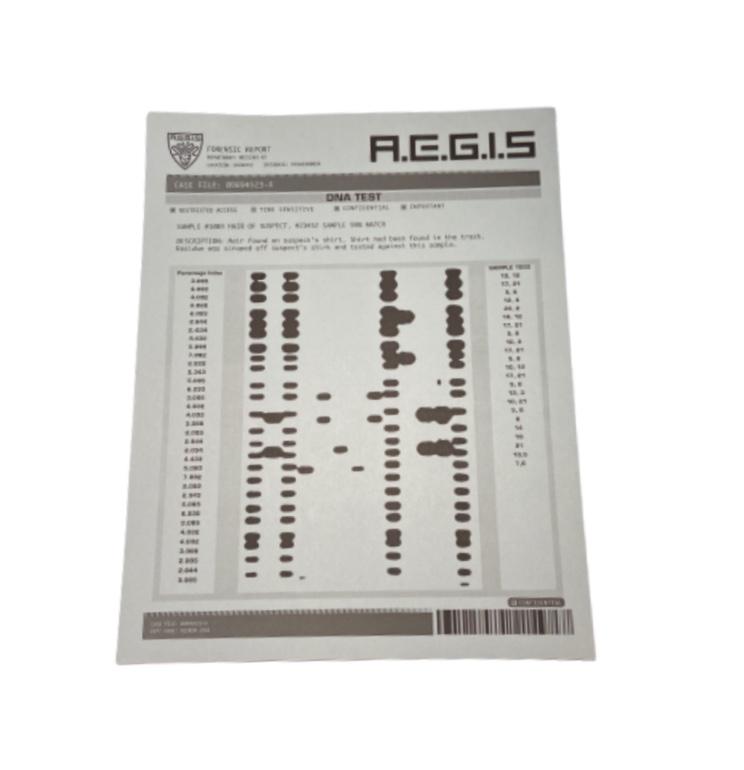 THE TICK: A.E.G.I.S DNA Test