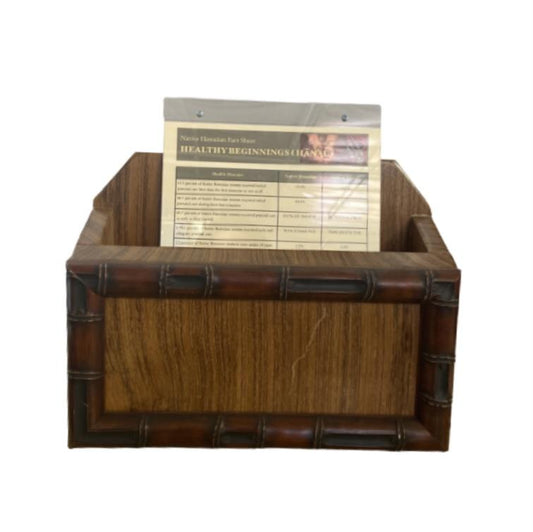 SILICON VALLEY: Haleakala Urgent Care Wooden Wall File & Native Hawaiian Fact Sheet