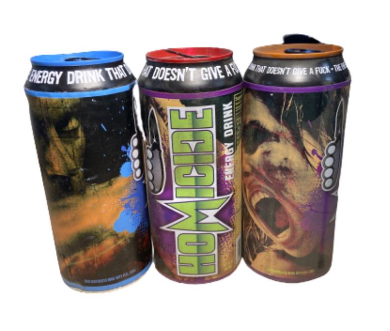 SILICON VALLEY: Gilfoyle Homicide Energy Drink Prop Can -Set of 3