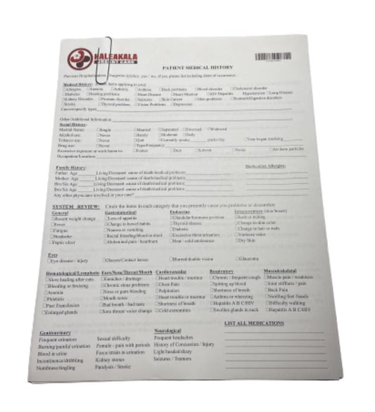 SILICON VALLEY: Hawaiian Urgent Care Patient Information Form from Epi. 605