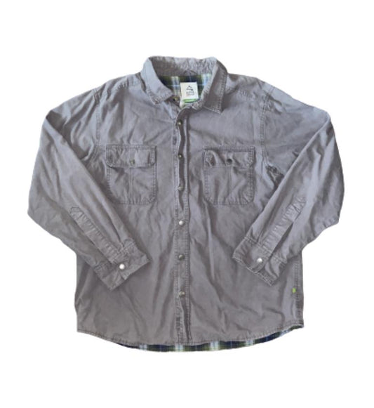 SILICON VALLEY: Gilfoyle's Grey Alpine Design Button Up Jacket