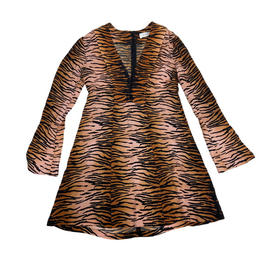 EMPIRE: Cookie's A.L.C. Designer Tiger Print V-neck Dress (4)