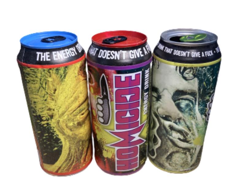 SILICON VALLEY: Gilfoyle Homicide Energy Drink Prop Can -Set of 3