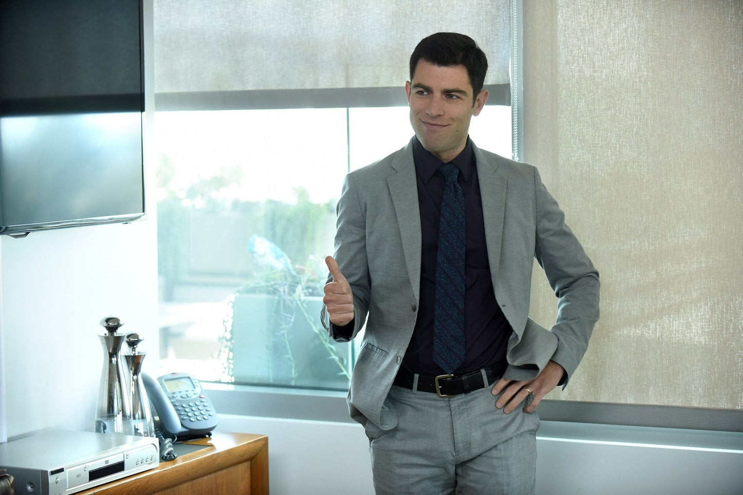 NEW GIRL: Winston Schmidt's Green Energy Presentation Note Card