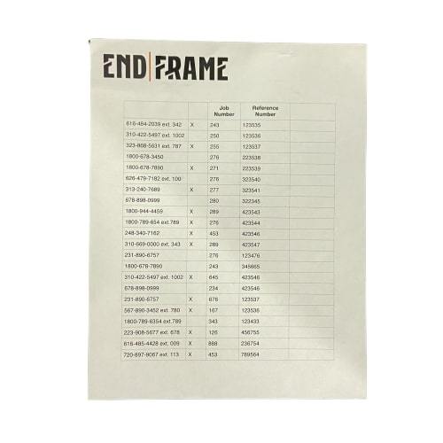 SILICON VALLEY: Gilfoyle's End Frame Contact Information List