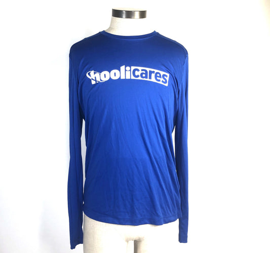 SILICON VALLEY: Custom Made and only Original  HooliCares Blue Long Sleeve Volunteer Shirt