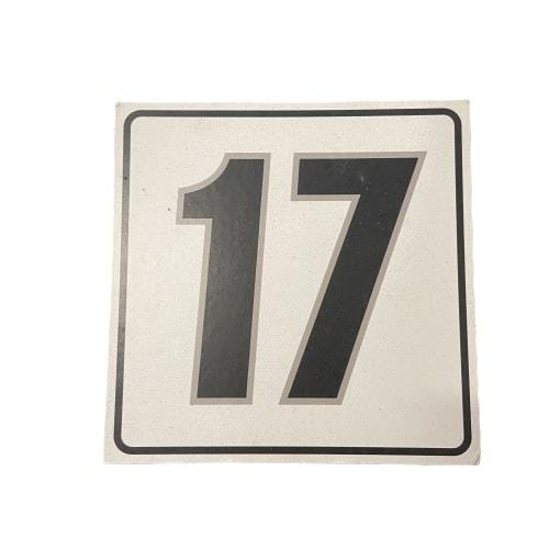 SILICON VALLEY: Peter Gregory's Garage "17" Sign