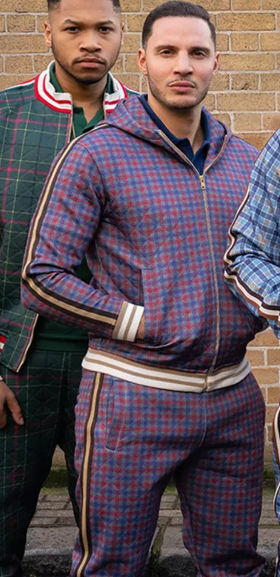 THE GENTLEMEN: Primetime’s FRED PERRY made in England Blue Short Sleeve Designer Collar Shirt (42/L))