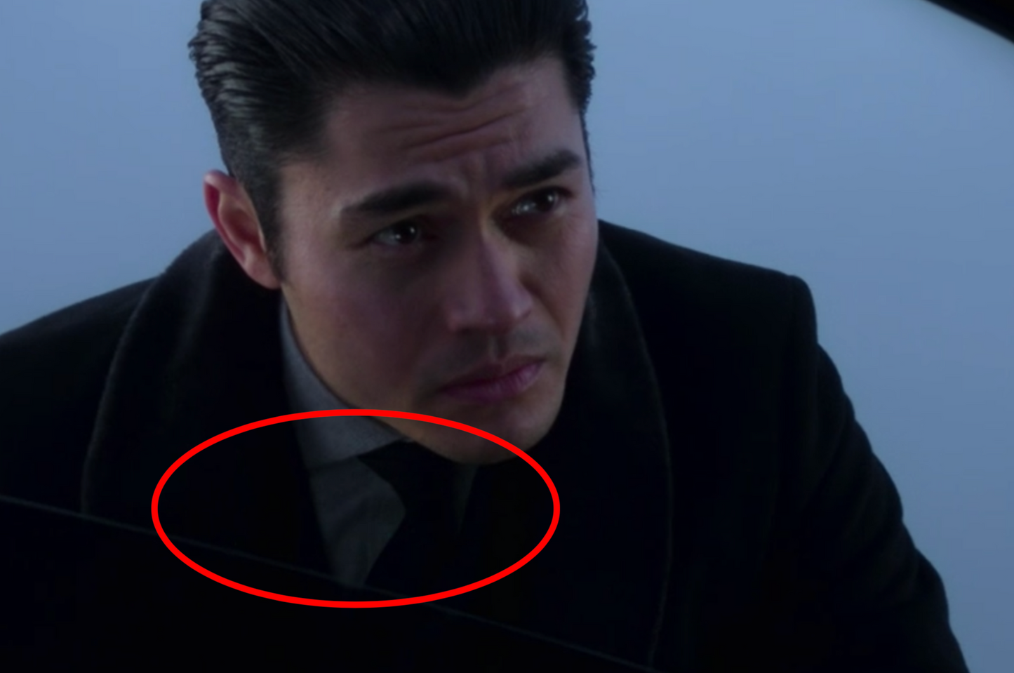 THE GENTLEMEN: Dry Eyes' HERO Black Necktie