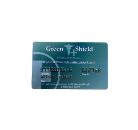 THE TICK: Arthur's  Green Shield Medical Plan ID Card