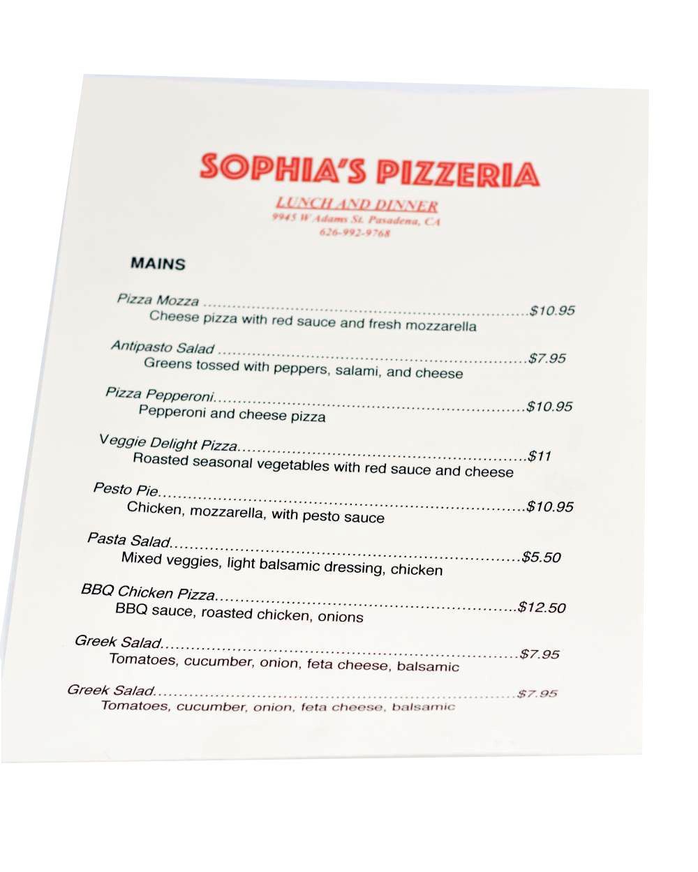 VEEP: Mike's Menu