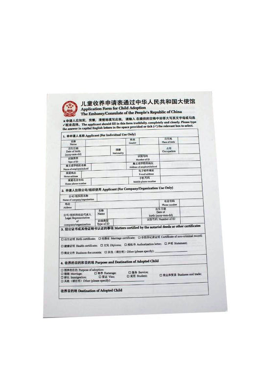 VEEP: Mike's Chinese Adoption Paperwork