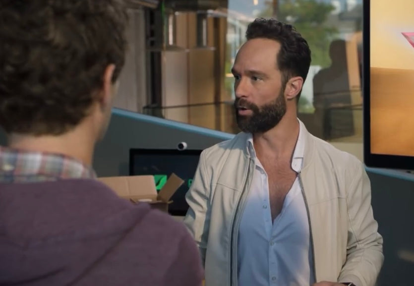 SILICON VALLEY: Russ Hanneman's CLOSED Stone Hide Jacket (M)