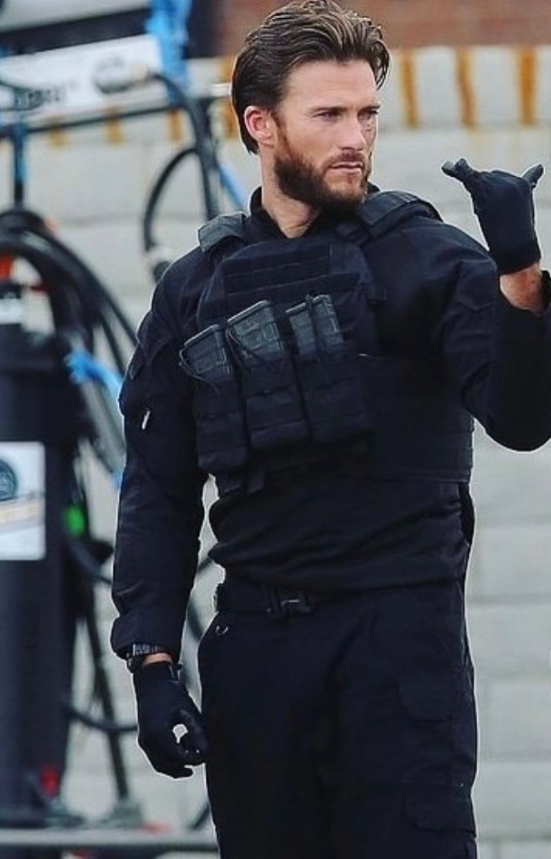 WRATH OF MAN: Jan’s HERO Black Tactical Long Sleeve Shirt
