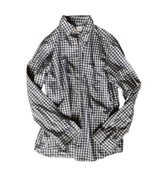 NEW GIRL: Schmidt's Blue & White Plaid Sonoma Brand Button Down
