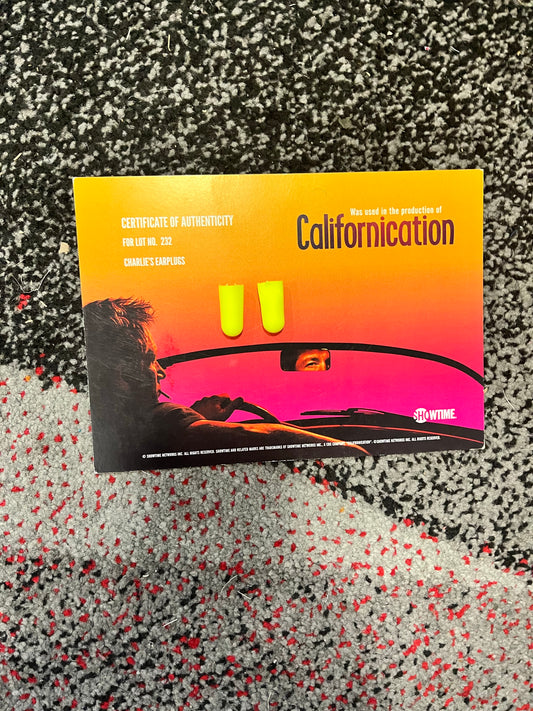 CALIFORNICATION: Charlie Ear Plugs