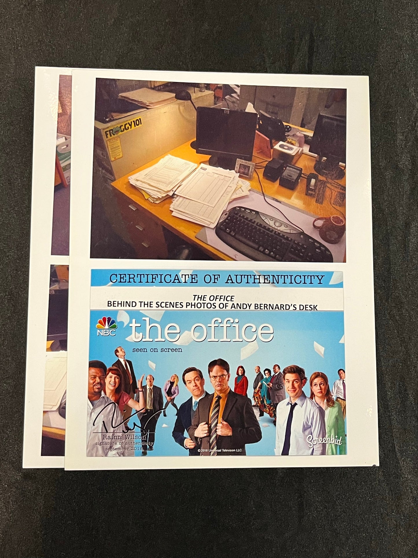 THE OFFICE: Andy's Desk Behind The Scenes Desk Photos (2)