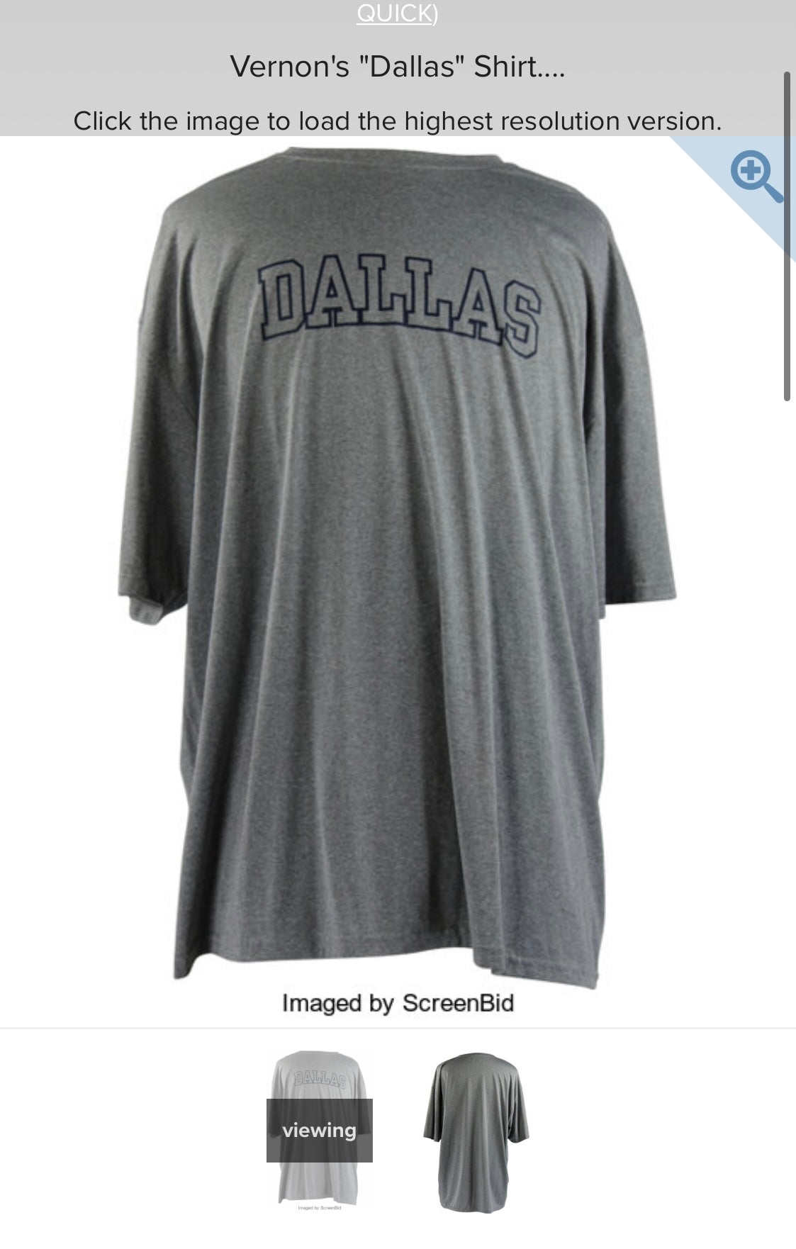 BALLERS: Vernon's DALLAS COWBOYS T-Shirt (3XL)