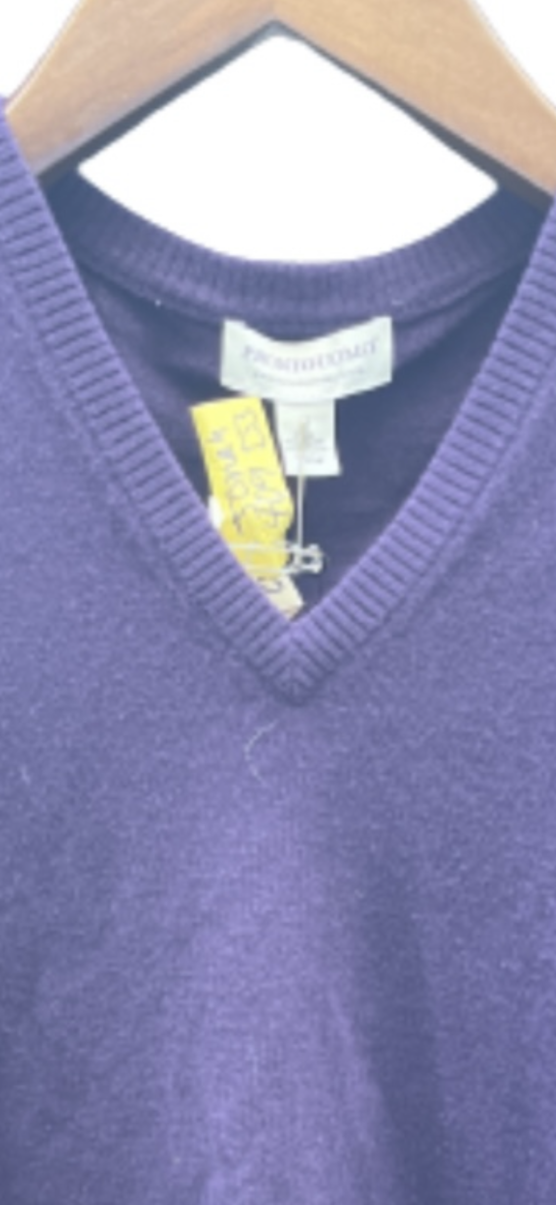 VEEP: Jonah's Ep 409 PRONTO UOMO Purple Sleeveless Sweater (XL)