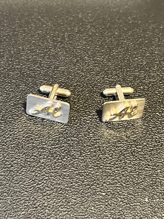 MASTERS OF SEX: Dr Austin Langham's HERO Square Custom"AL" Cufflinks