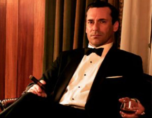 MAD MEN: Don’s HERO 1950 Black Tuxedo Suspenders