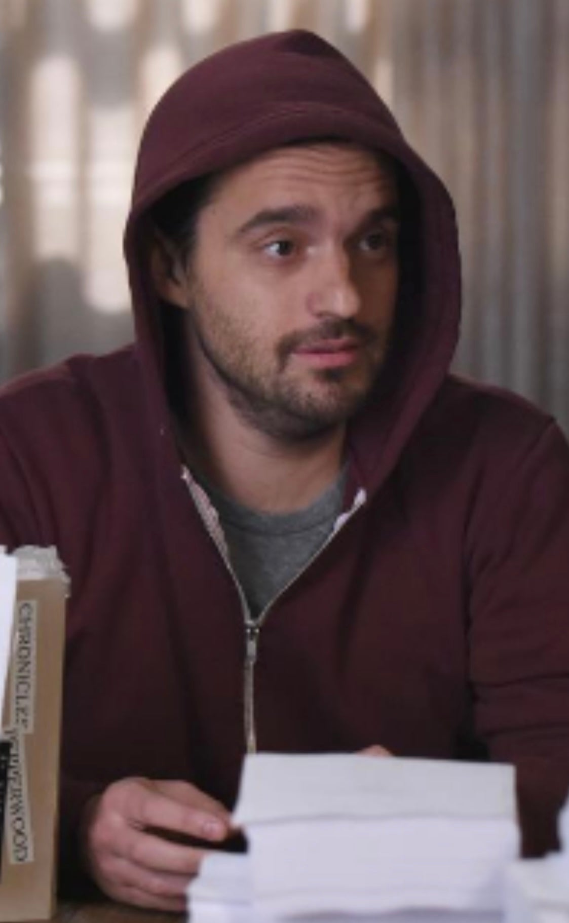 NEW GIRL: Nick Miller's Grey T-Shirt (M)