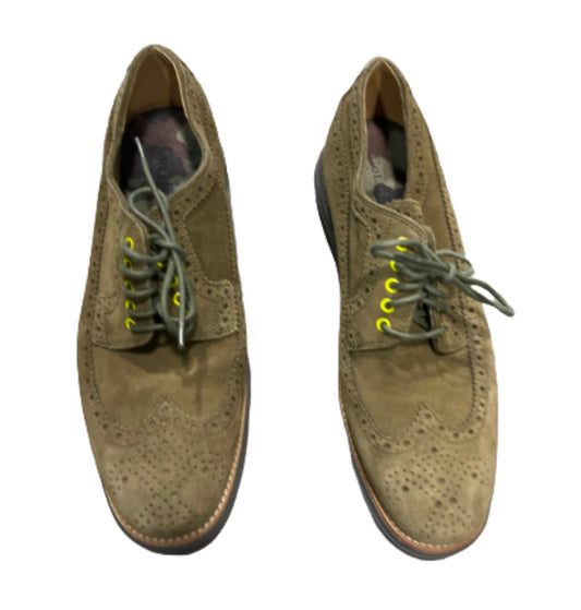 New Girl: Nick Miller's Footwear Cole Hahn Green Wing-top Camouflage Green Shoes (9.5)