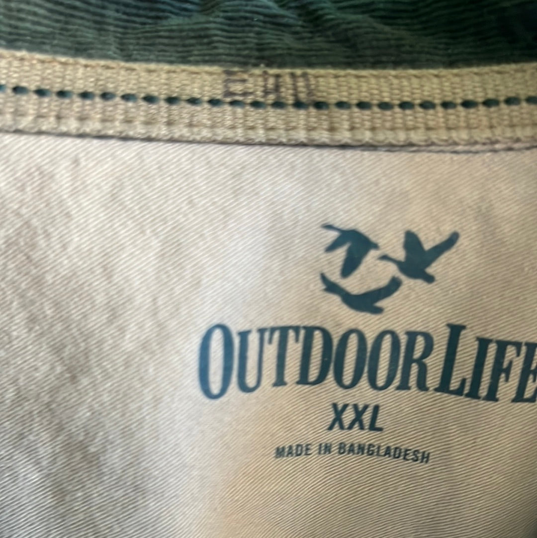 SILICON VALLEY: Erlich's Green Outdoor Life Corduroy Button Down