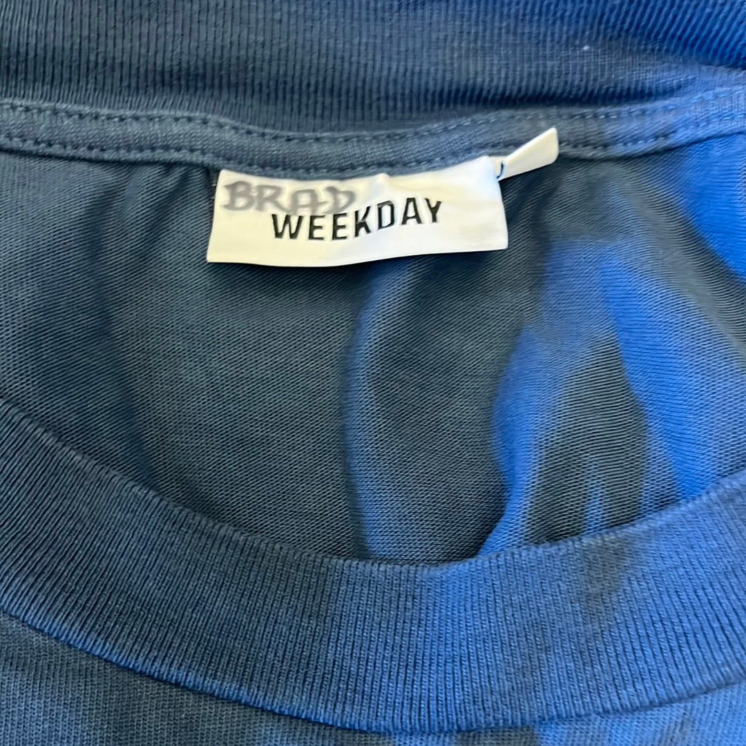 WRATH OF MAN: Brad’s HERO Blue WEEKDAY T-shirt (XL)