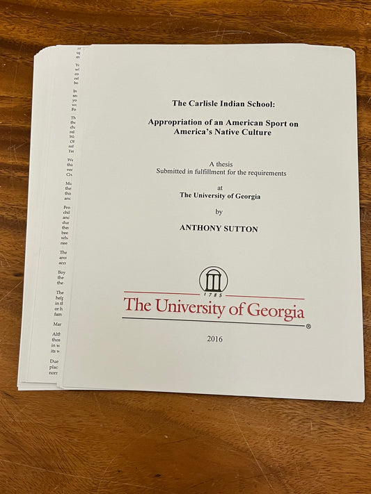BALLERS: Anthony Sutton HERO University of Georgia Thesis