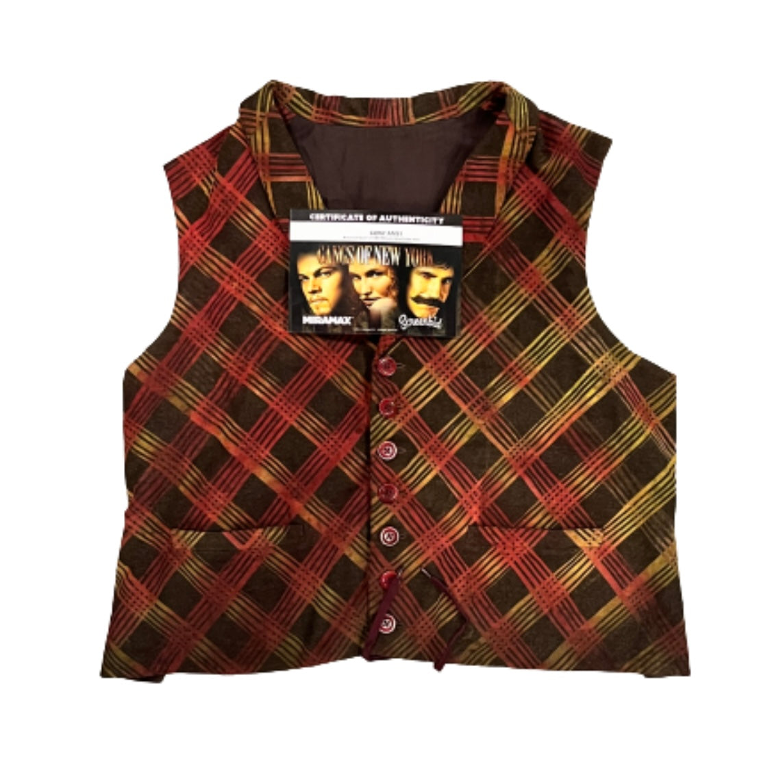 HOLLYWOOD PICTURES™: GANGS OF NEW YORK | Amsterdam's (Leonardo DiCaprio) Custom-Made Costume Vest (1 of 1)