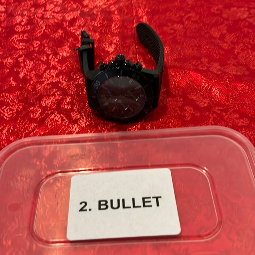 WRATH OF MAN: Bullet’s Black HUGO BOSS Watch