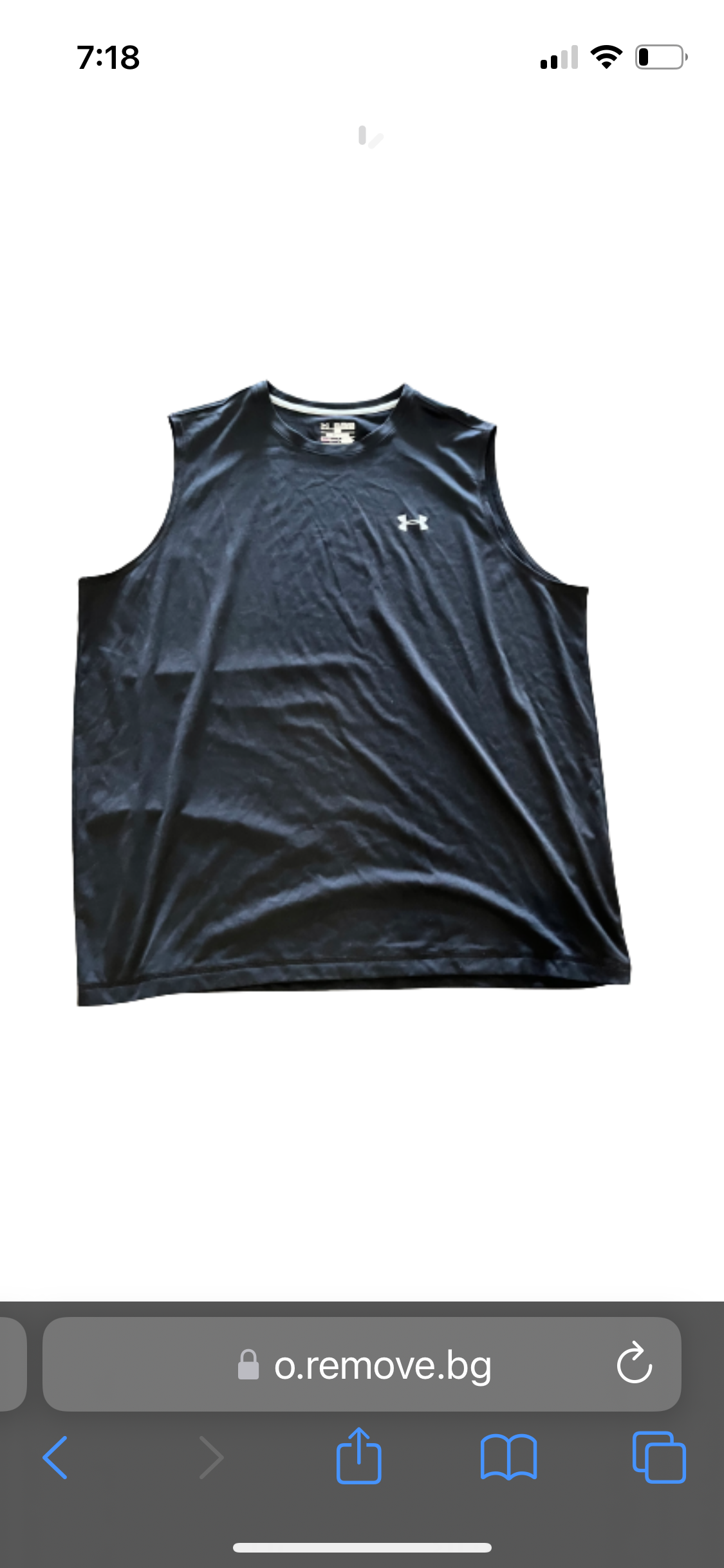 BALLERS: Spencer's HERO Under Armour  Black Tank Top Shirt (2XL)